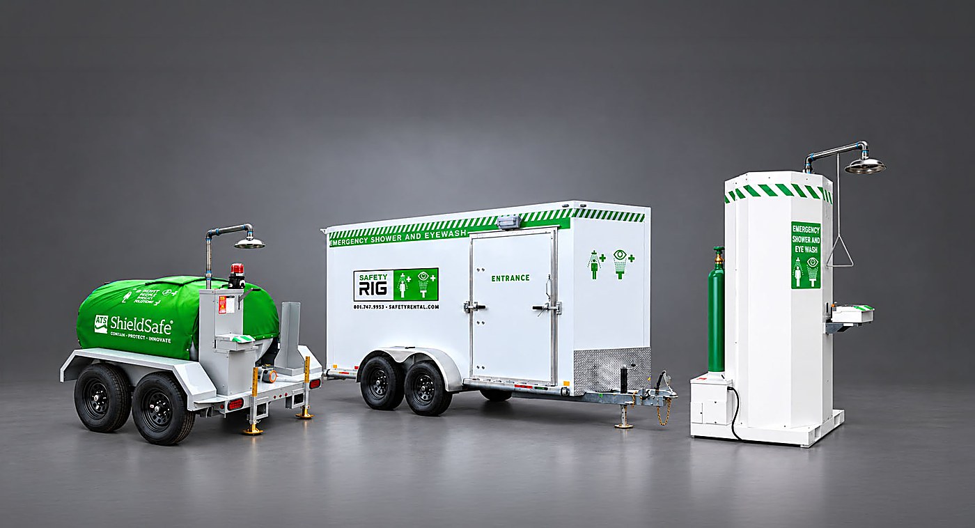 ATS ShieldSafe mobile and stationary safety showers